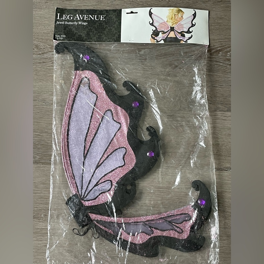 Pink & Purple Fairy Wings Adult size
